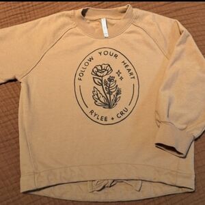 Rylee+cru girls sweater 4-5T